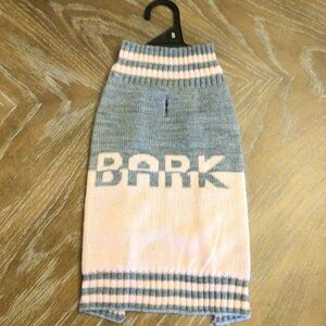 Pet Posse Pink & Gray Pullover Dog Sweater Clothing Size Small